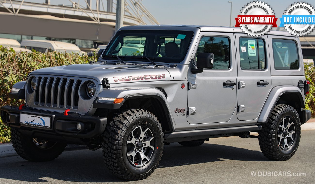 Jeep Wrangler Unlimited Rubicon V6 3.6L , GCC , 2021 , 0Km , W/3 Yrs or 60K Km WNTY @Official Dealer