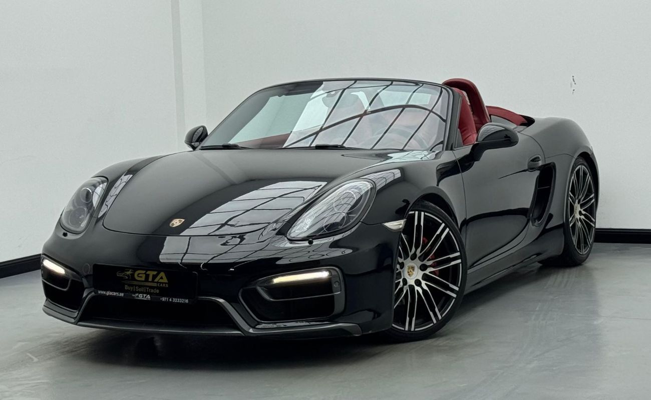 Porsche 718 Boxster GTS 4.0L A/T 2015 Porsche Boxster GTS, Full Service History, GCC