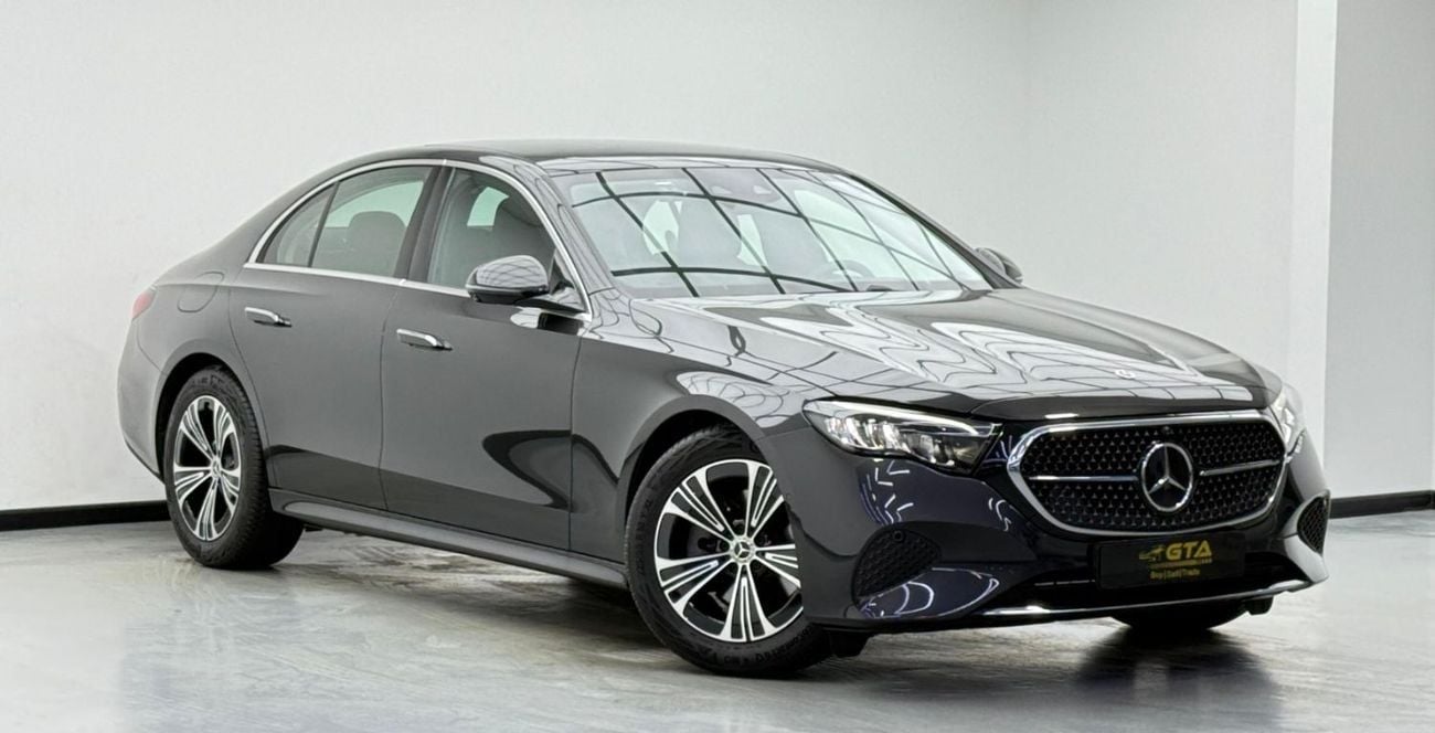 مرسيدس بنز E200 2.0L 2024 Mercedes Benz E200 AMG, Warranty, Fully Loaded, Very Low Kms, Excellent Condition, Korean