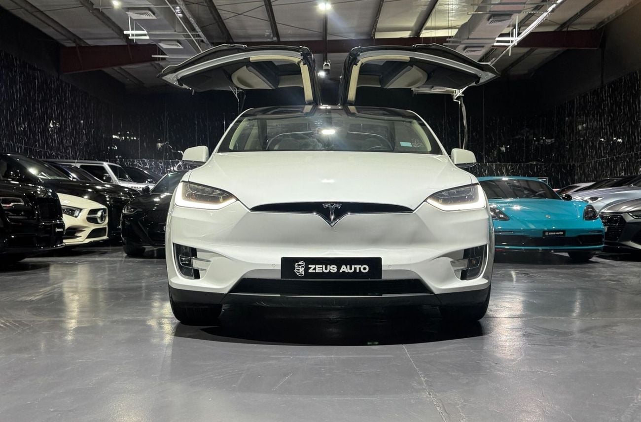 Tesla Model X 2018 Tesla Model X 75D, Full Service History, Carbon Fiber Package, Falcon Wing, GCC