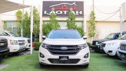 Ford Edge Model 2015, American import, white color, panorama, fingerprint, installed, in excellent condition,