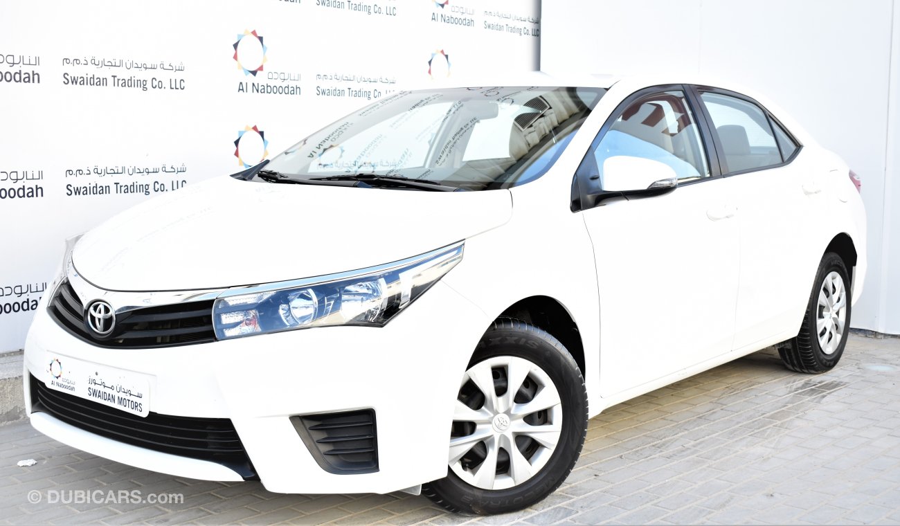 Toyota Corolla 1.6L SE 2015 GCC DEALER WARRANTY STARTING FROM 39,900 DHS