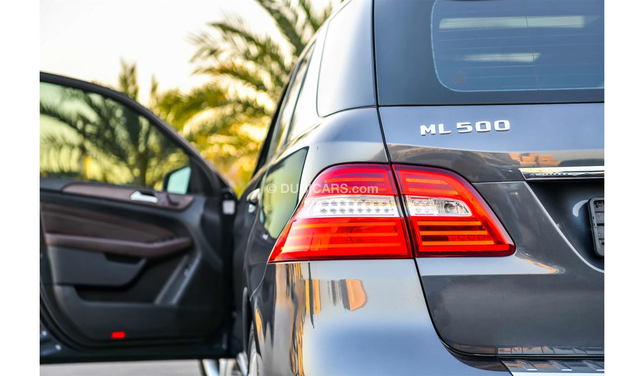 Mercedes-Benz ML 500 AMG Kit - Fully Loaded - GCC - AED 2,037 Per Month - 0% DP