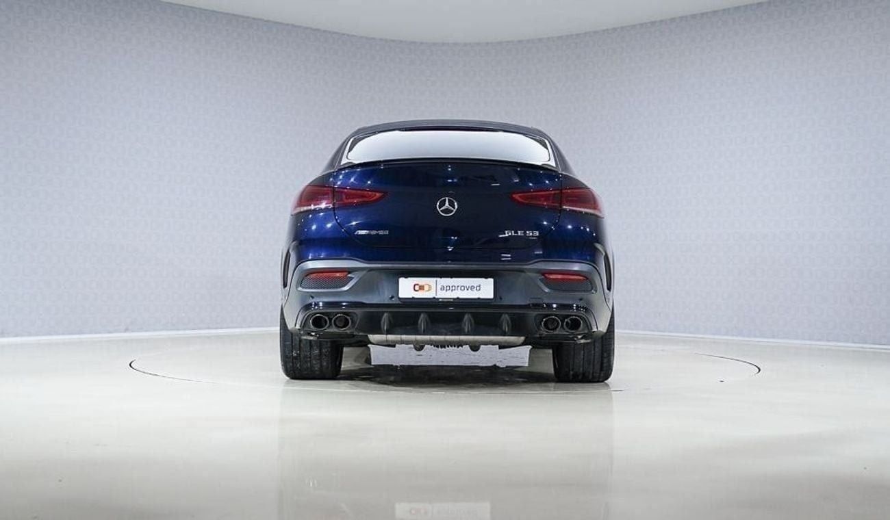 Mercedes-Benz GLE 53 AMG Coupe - AED 4,396 P/M - Warranty till 01/2026