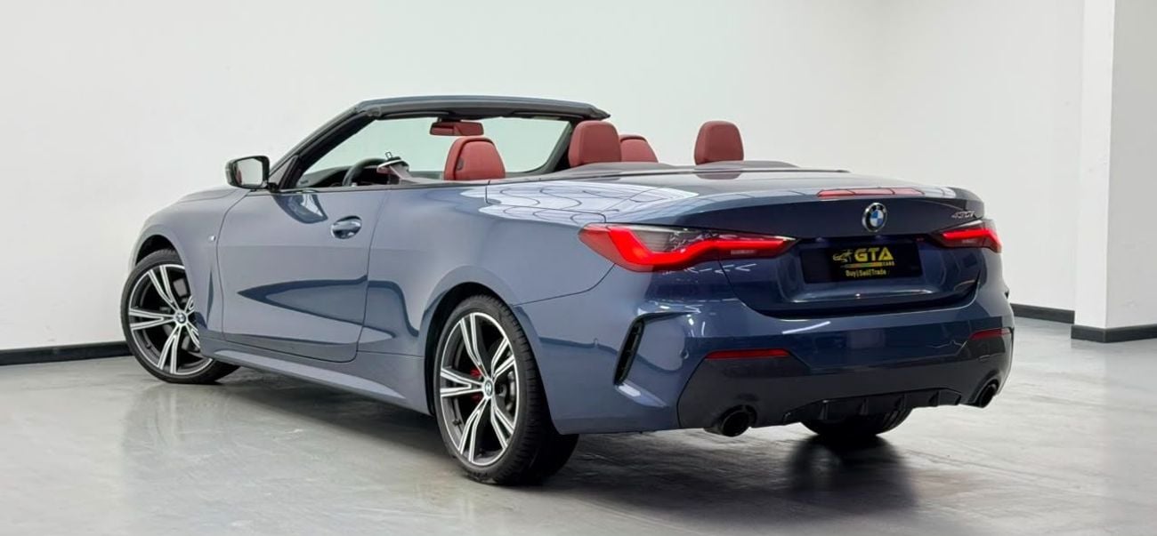 BMW 430i 2021 BMW 430i M-Sport Convertible, 2027 BMW Warranty + Service Pack, Full BMW Service History, GCC