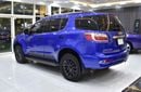 Chevrolet Trailblazer LT Z71 EXCELLENT DEAL for our Chevrolet Trailblazer Z71 ( 2018 Model ) in Blue Color GCC Specs
