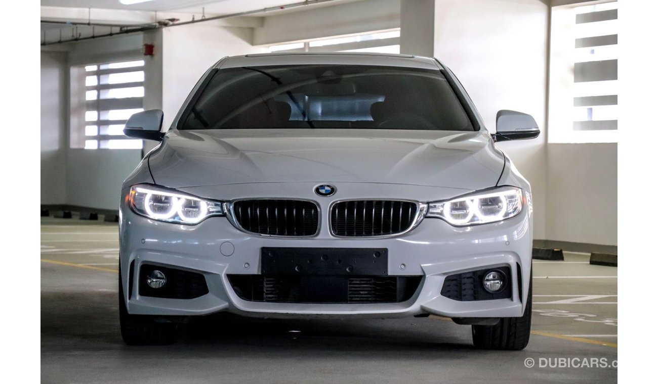 BMW 428i Gran Coupe M-Sport 2016 GCC under Warranty with Zero Down-Payment.