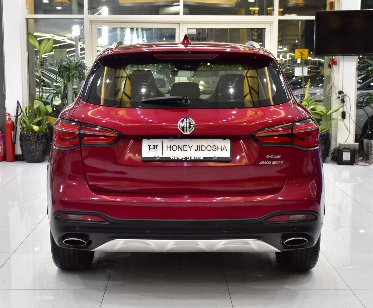 MG HS LUXURY EXCELLENT DEAL for our MG HS Trophy AWD 30T ( 2020 Model ) in Red Color GCC Specs