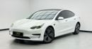 Tesla Model 3 STANDARD RANGE 2022 Tesla Model 3, Tesla Warranty+Full Service History, GCC