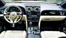 Bentley Bentayga BENTLEY BENTAYGA 2017 MODEL GCC CAR WITH A VERY LOW KILOMETER ONLY 37,000 KM ONLY FOR 559K AED