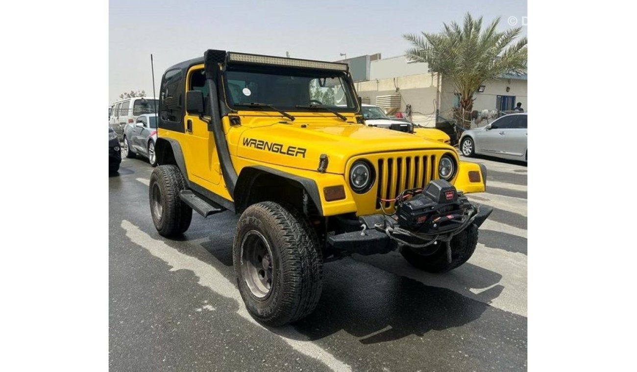 جيب رانجلر JEEP WRANGLER 2002 YELLOW