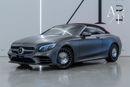 مرسيدس بنز S 560 كوبيه 2018 Mercedes Benz S560 Convertible V8, Service History, Fully Loaded, Excellent Condition, GCC Spec