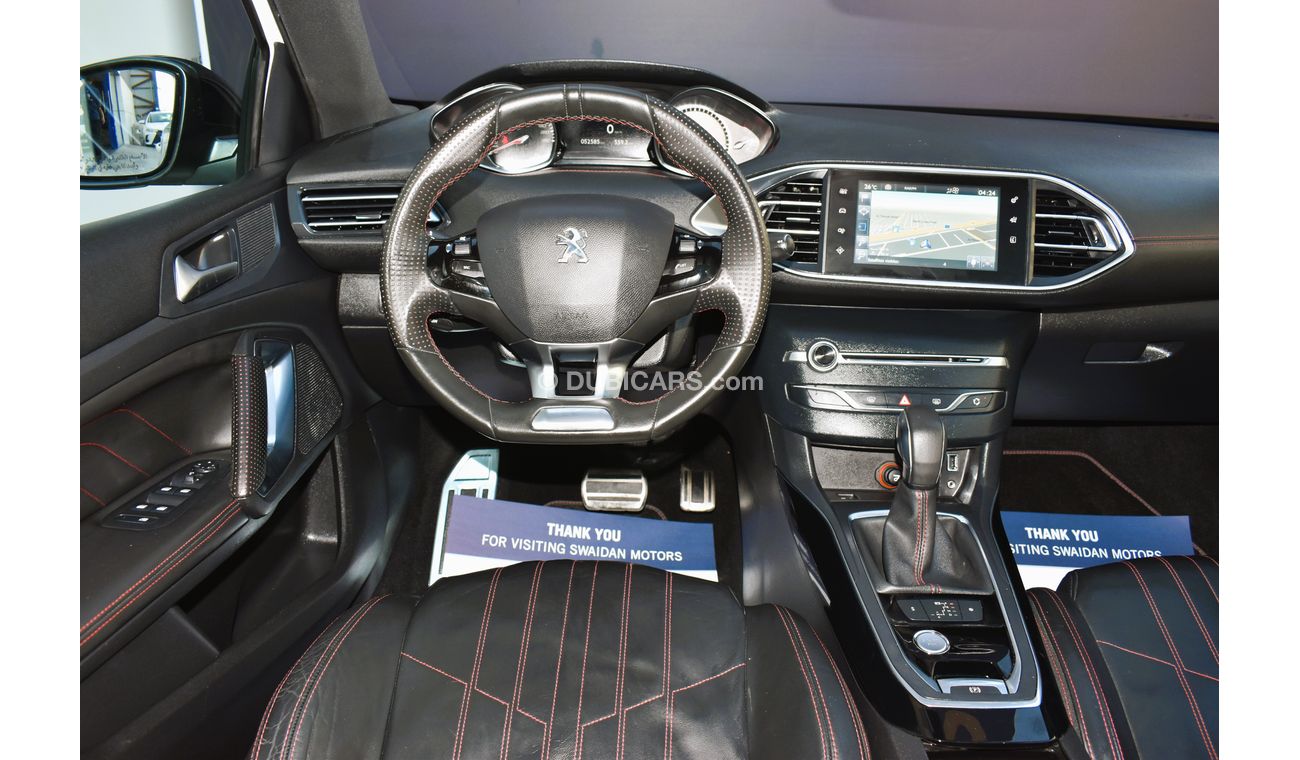 Peugeot 308 AED 639 PM | 1.6L GT LINE GCC DEALER WARRANTY