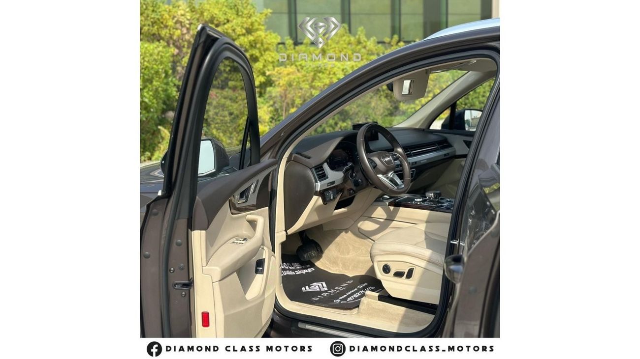 Audi Q7 45 TFSI quattro Audi Q7 TFSI 45 quattro  Panoramic  7-Seater  2018 GCC  1