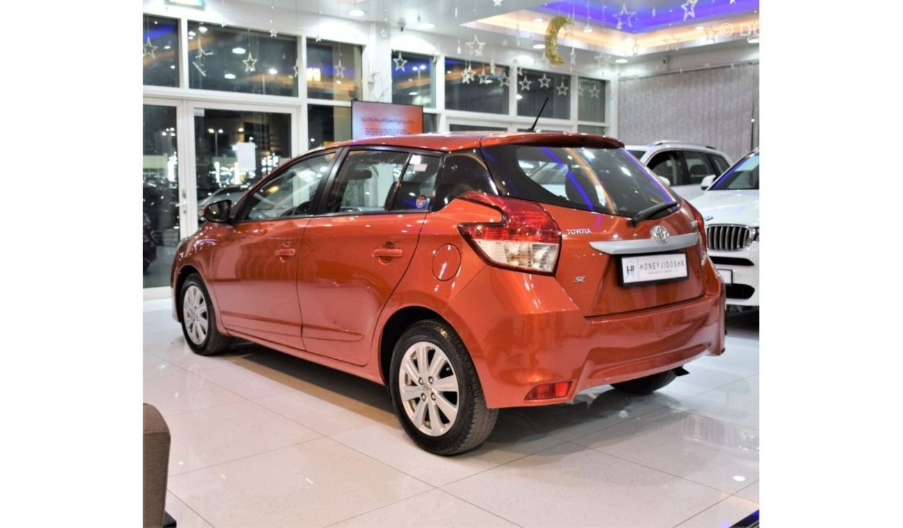 Toyota Yaris EXCELLENT DEAL for our Toyota Yaris SE 1.5L 2015 Model!! in Orange Color! GCC Specs