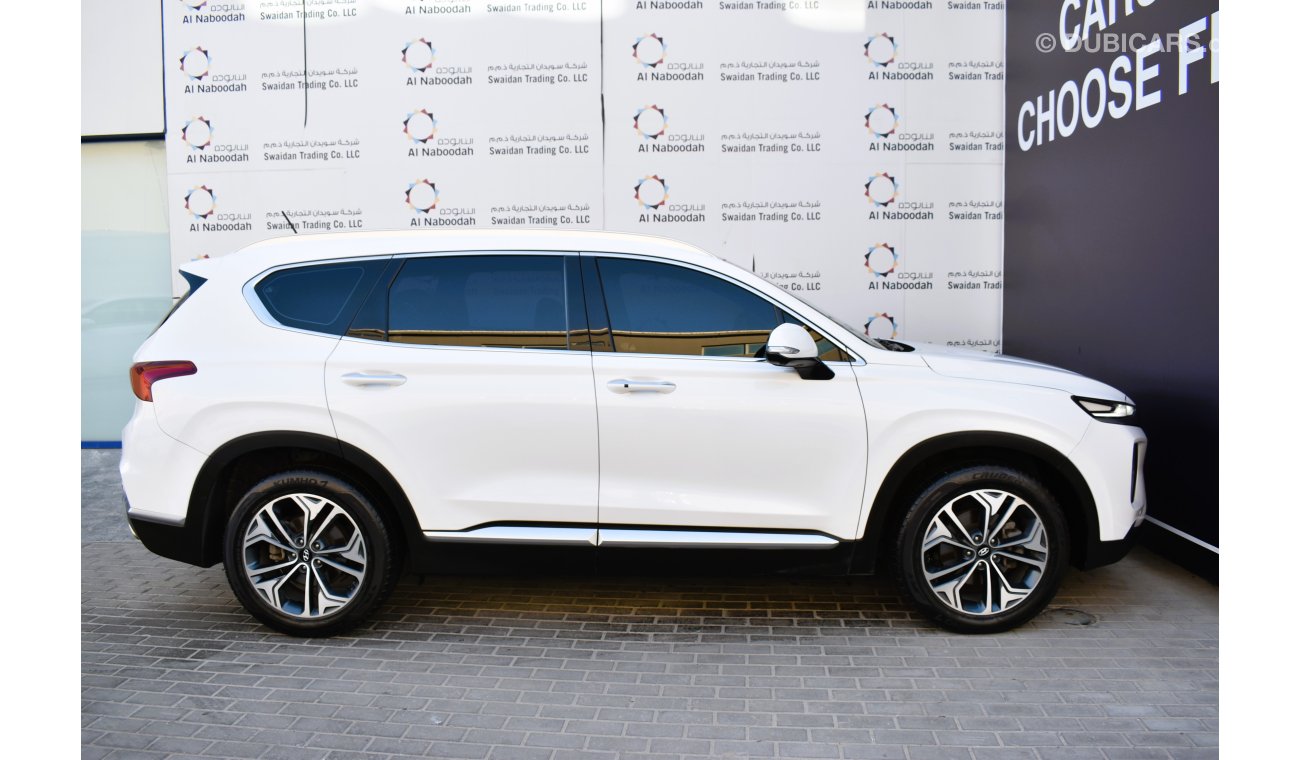 هيونداي سانتا في AED 1759 PM | HIGH 7-STR 3.5L V6 AWD 2020 GCC DEALER WARRANTY