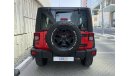 جيب رانجلر 3.6L | UNLIMITED WILLYS|  GCC | EXCELLENT CONDITION | FREE 2 YEAR WARRANTY | FREE REGISTRATION | 1 Y