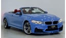 BMW M4 Std 2015 BMW M4 Convertible, Warranty, Full BMW Service History, GCC