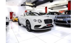 Bentley Continental GTC 4.0L V8 TWIN TURBO (2016) (LOW MILEAGE) GCC SPEC - UNDER WARRANTY!