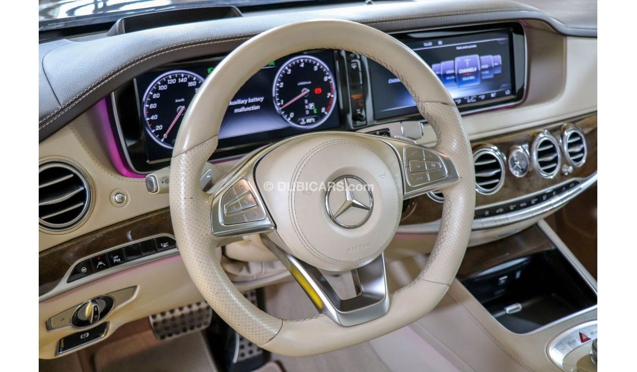 Mercedes-Benz S 500 RESERVED ||| Mercedes Benz S500 2016 GCC under Warranty with Flexible Down-Payment.