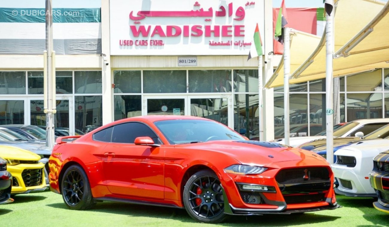 فورد موستانج Mustang Eco-Boost V4 2019/ Original AirBags/ Shelby GT500 kit/ Low Miles/ Excellent Condition