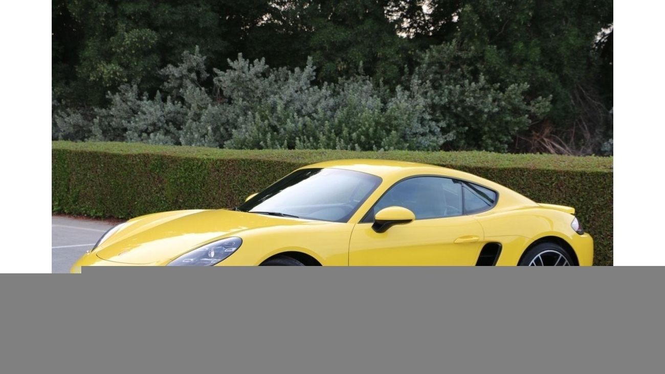 Porsche 718 Cayman PORSCHE 718 S CAYMAN GCC 2017 FULL OPTION