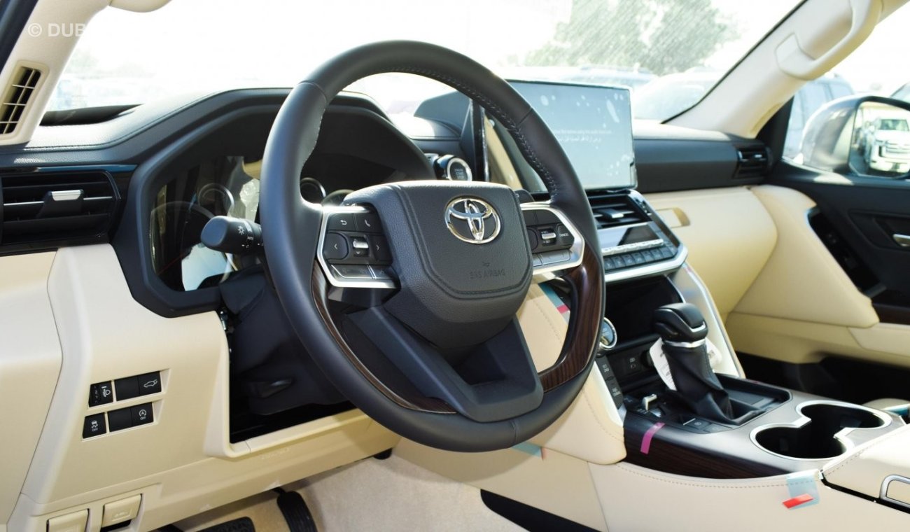 تويوتا لاند كروزر 2022 VX-R 3.3L TWIN TURBO Diesel /20″ wheels/automatic transmission/front cam/leather
