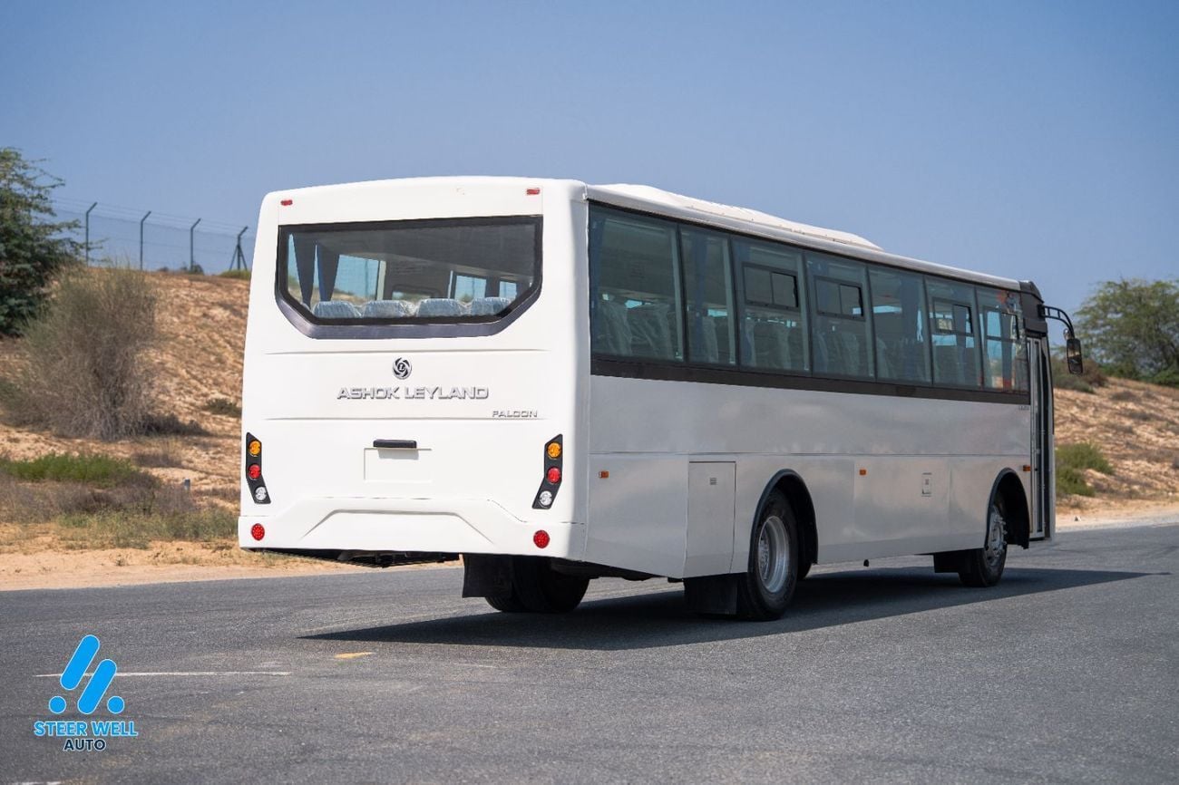 Ashok Leyland Falcon 63+1 Seater Bus 2025  | GCC Specs | 5 Speed-MT | ABS | Heavy Duty Passenger Bus