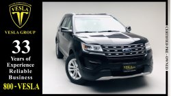 Ford Explorer XLT + LEATHER SEAT + NAVIGATION + 4WD / GCC / 2017 / WARRANTY + FREE SERVICE 28/11/2022 /