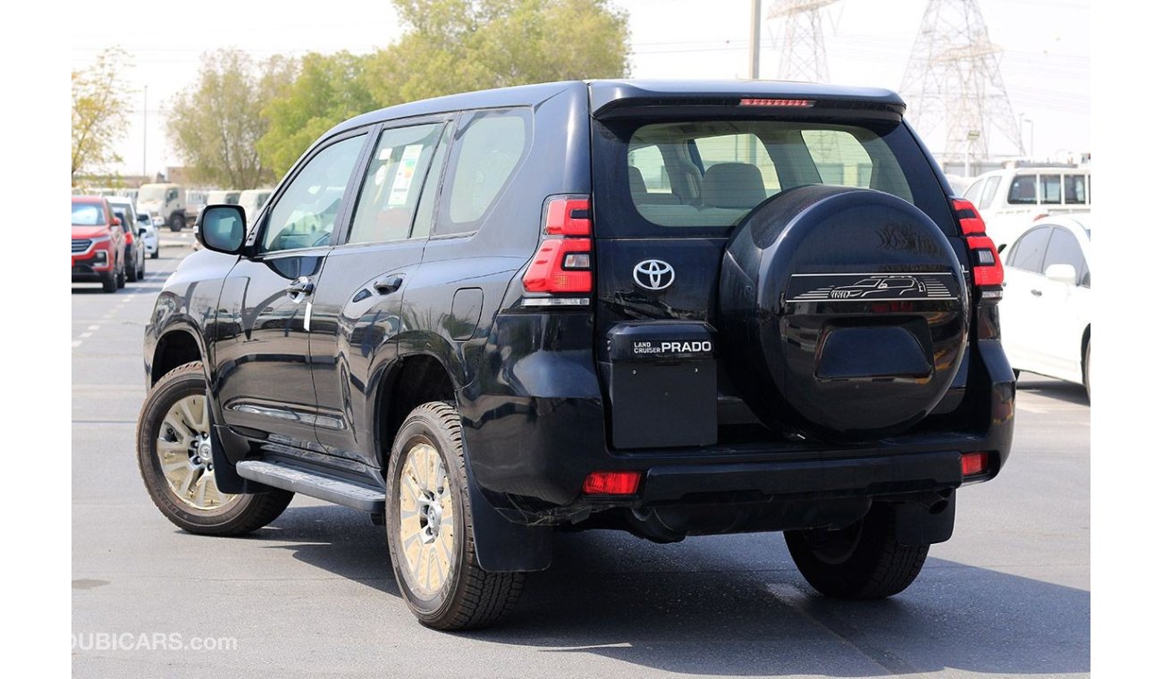 Toyota Prado 2021 Toyota Prado 2.7L V4 AT TX-L Spare-Up - Black | Export Only