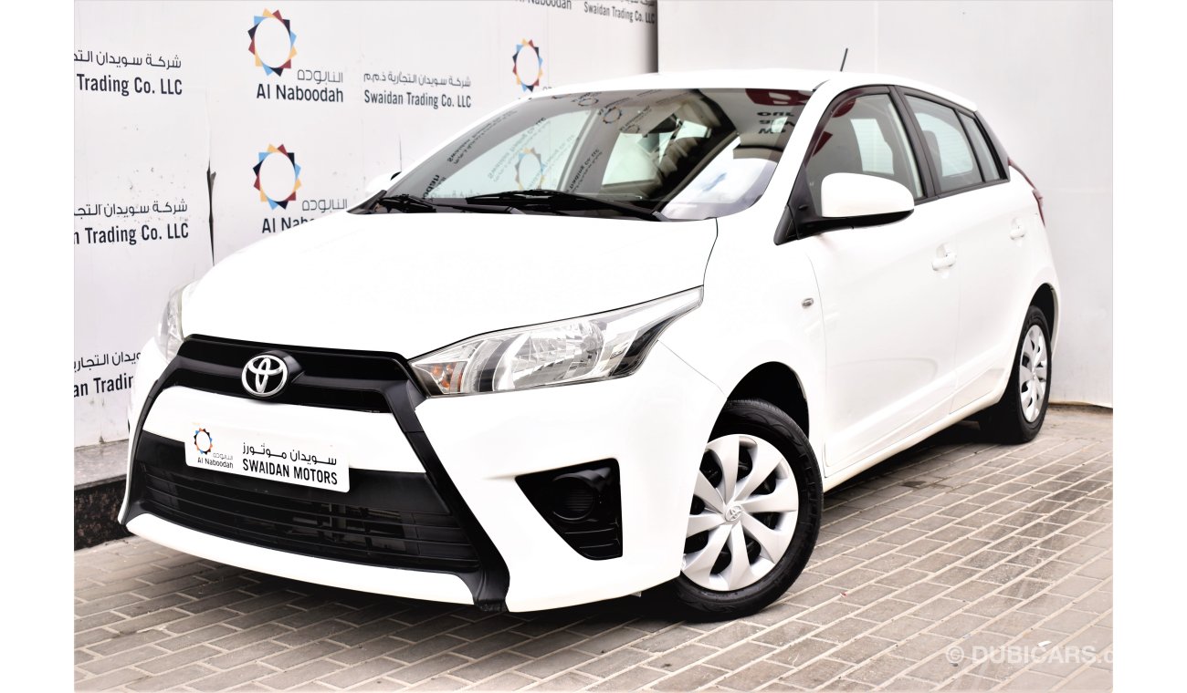 Toyota Yaris AED 782 PM | 1.3L SE GCC WARRANTY