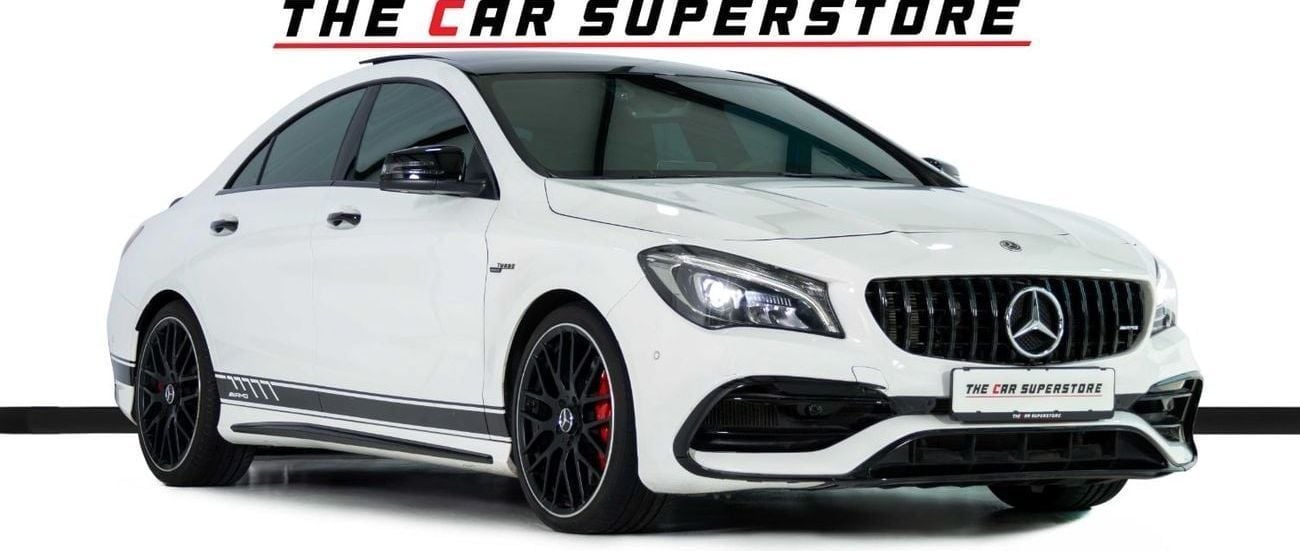 Mercedes-Benz CLA 45 AMG Std 2.0L Low Mileage-Red Accents-Sports Exhaust-AMG Sport Design Rims- Red Calipers