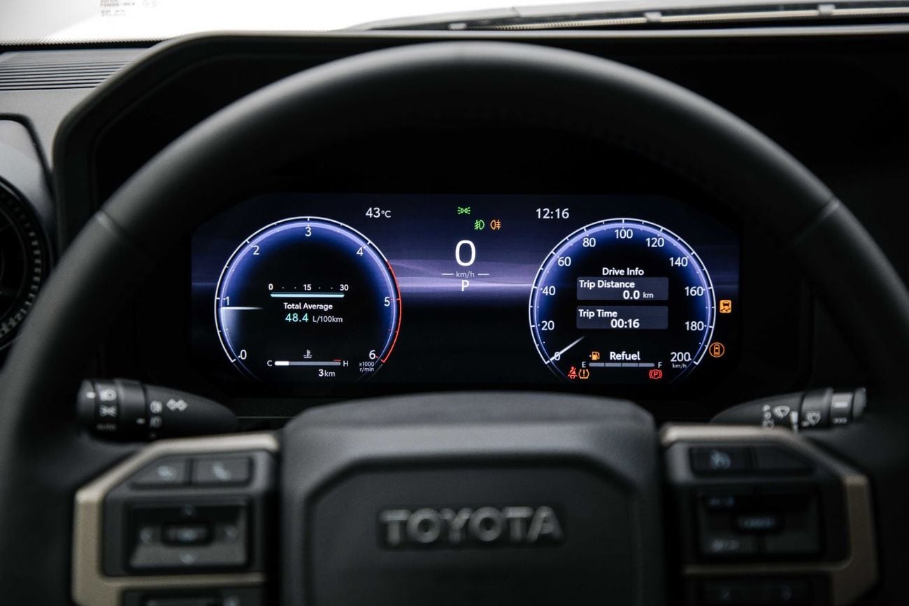 Toyota Prado ADVENTURE 2.8L - PLATINUM WHITE INSIDE DK CHESTNUT | EXPORT ONLY