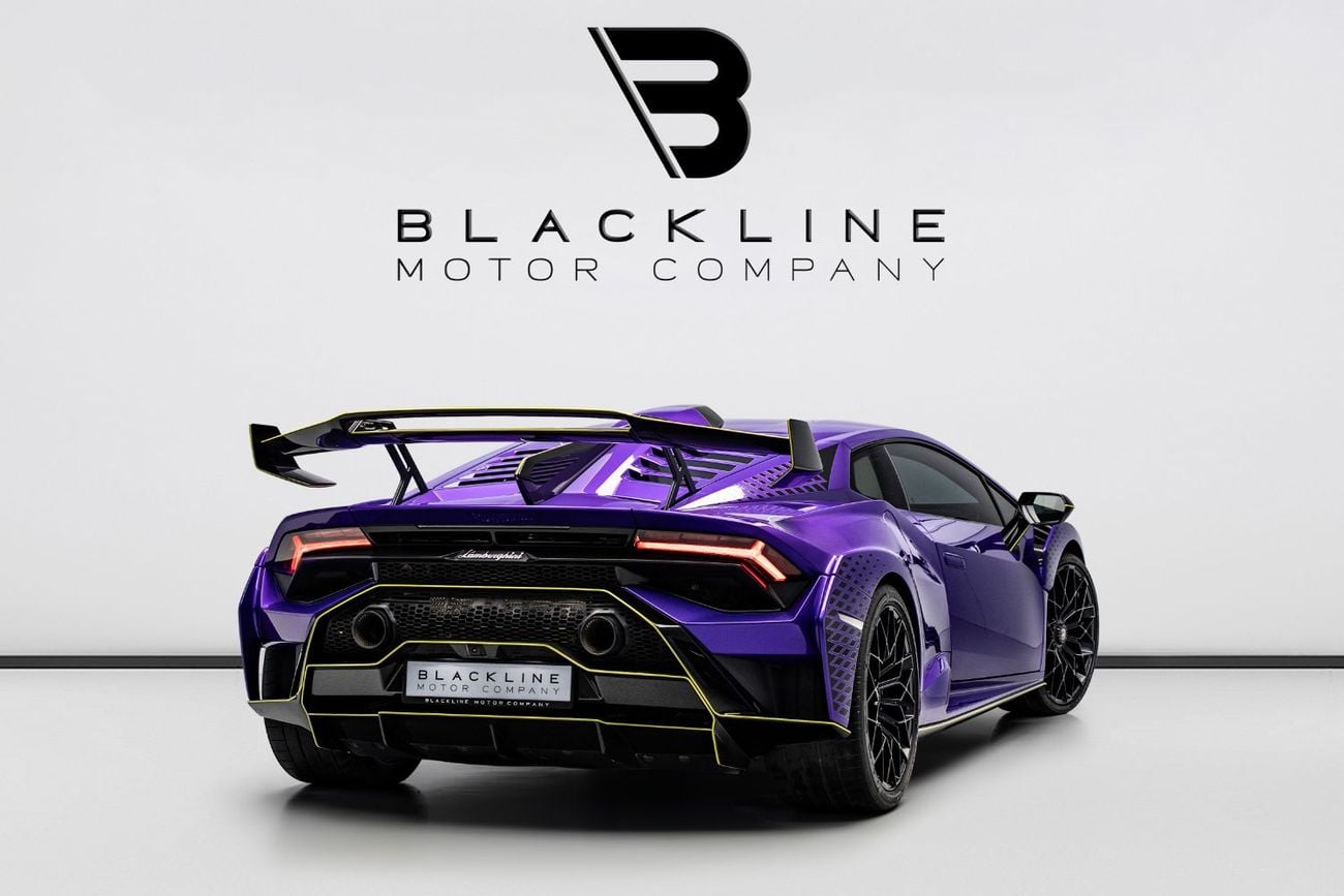 لامبورغيني هوراكان BUY NOW, PAY 2027 | THE BLACKLINE STANDARD | 2027 Lamborghini Warranty, Full Carbon, GCC