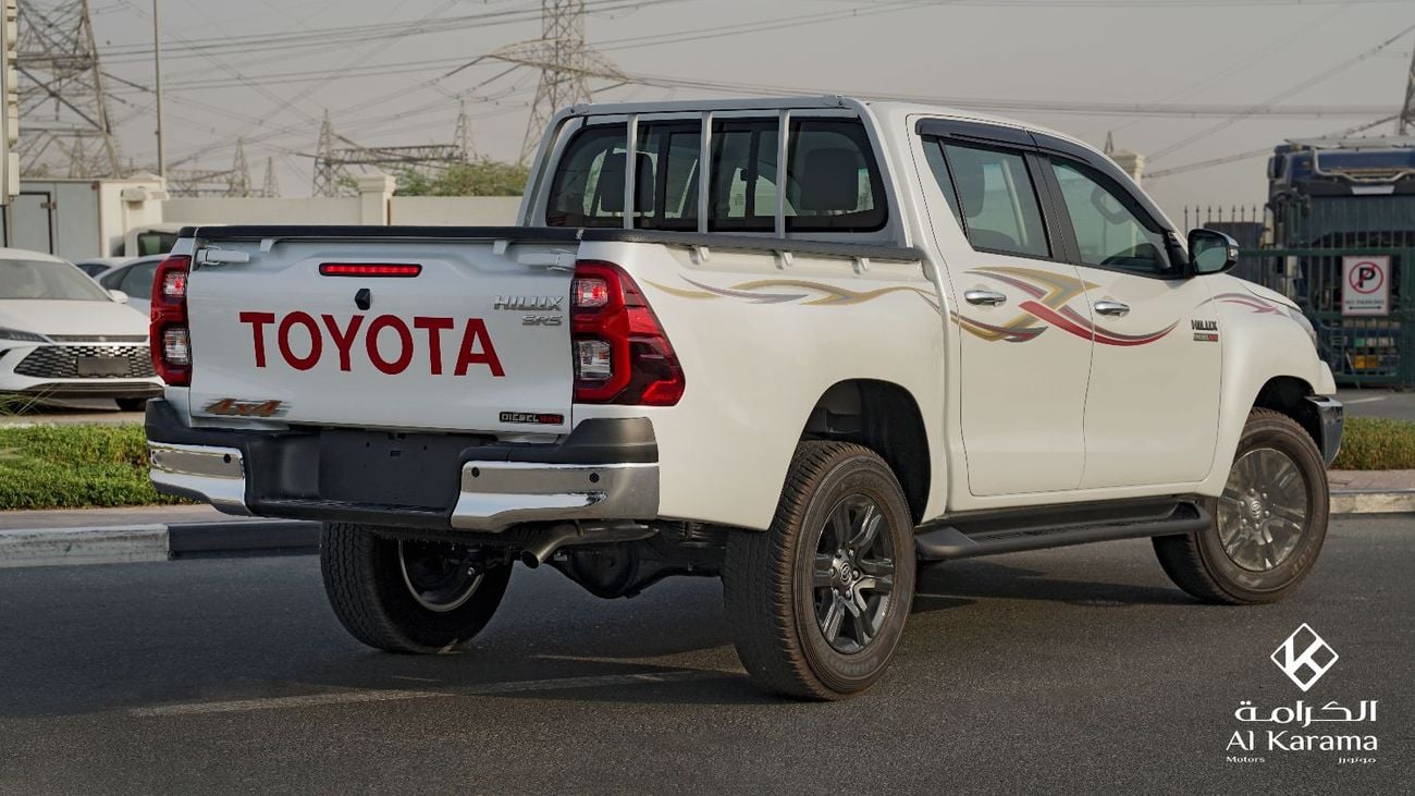 Toyota Hilux GLX 2.4L | Automatic Transmission - Bed Liner - 4x4 - Rear Camera | GCC
