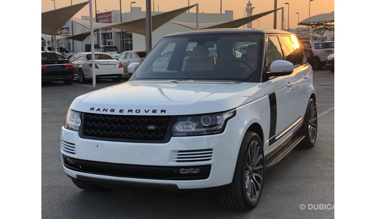 Land Rover Range Rover RANG ROVER SPORT SUPER CHARGE MODEL 2013 GCC car perfect condition full option panoramic roof 5 cam