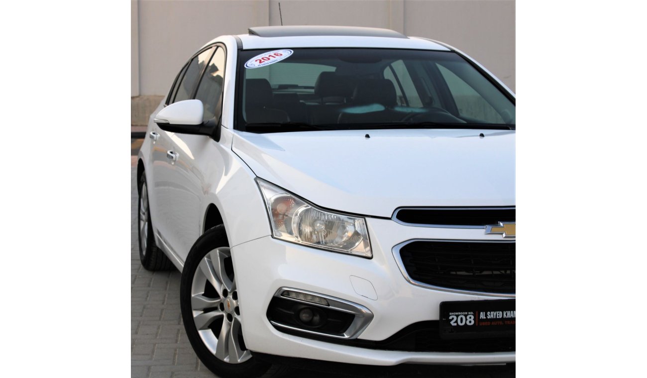 Chevrolet Cruze Chevrolet Cruze 2016 GCC number one full option in excellent condition without accidents, very clean