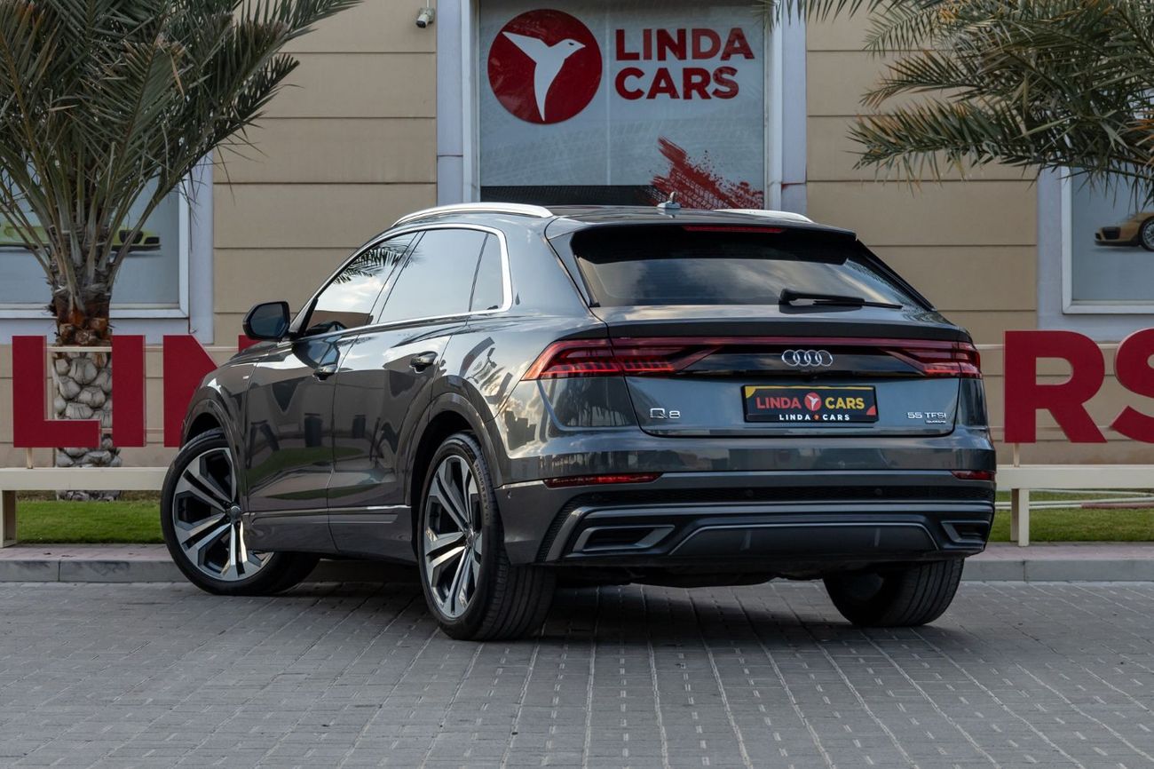 Audi Q8 55 TFSI quattro S-Line 3.0L (340 HP) Audi Q8 55TFSI Quattro S-Line 2019 GCC under Warranty with Flex