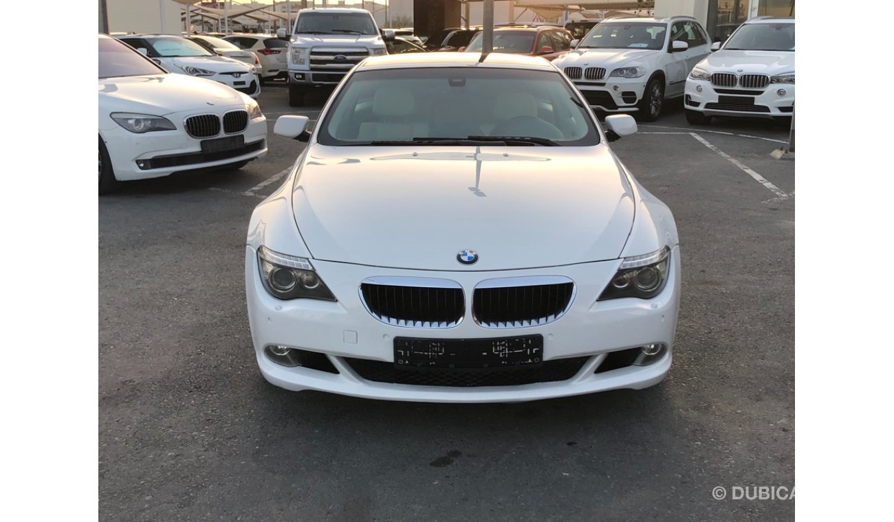 BMW 630i Bmw 630 model 2009 GCC car prefect condition full option low mileage panoramic roof leather seats ba