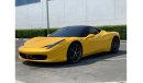 Ferrari 458 **2011** / Export Price - 499,000 aed / GCC Spec