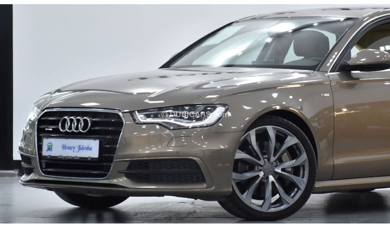 Audi A6 EXCELLENT DEAL for our Audi A6 S-Line 50TFSi QUATTRO ( 2015 Model ) in Brown / Beige Color GCC Specs
