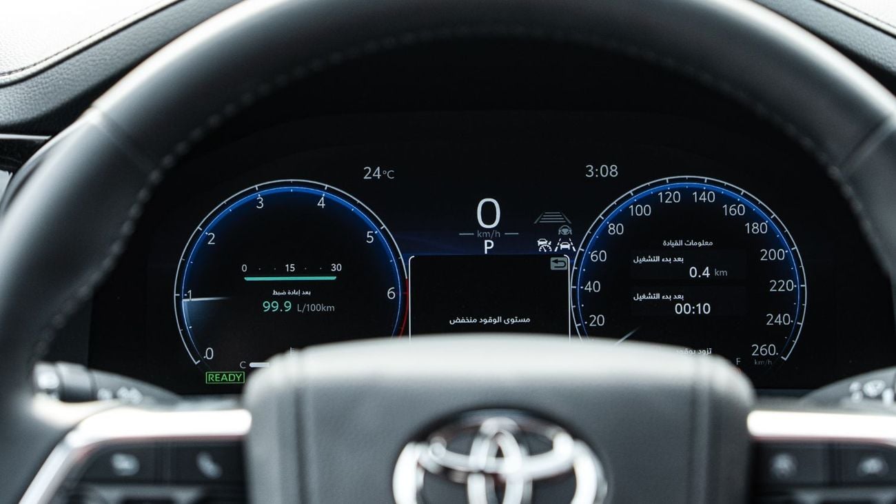 تويوتا لاند كروزر GRS 3.5L - Attitude Black Inside Maroon | Export Only