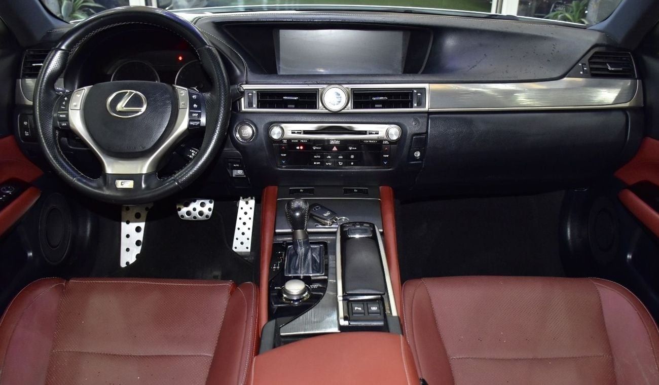 Lexus GS350 EXCELLENT DEAL for our Lexus GS350 F-Sport ( 2015 Model ) in White Color GCC Specs