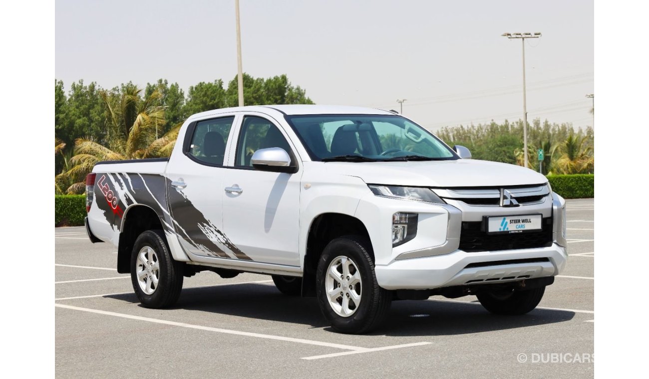 Mitsubishi L200 4x4 | Power Locks, Windows, Mirror | Petrol Engine | Excellent Condition | GCC