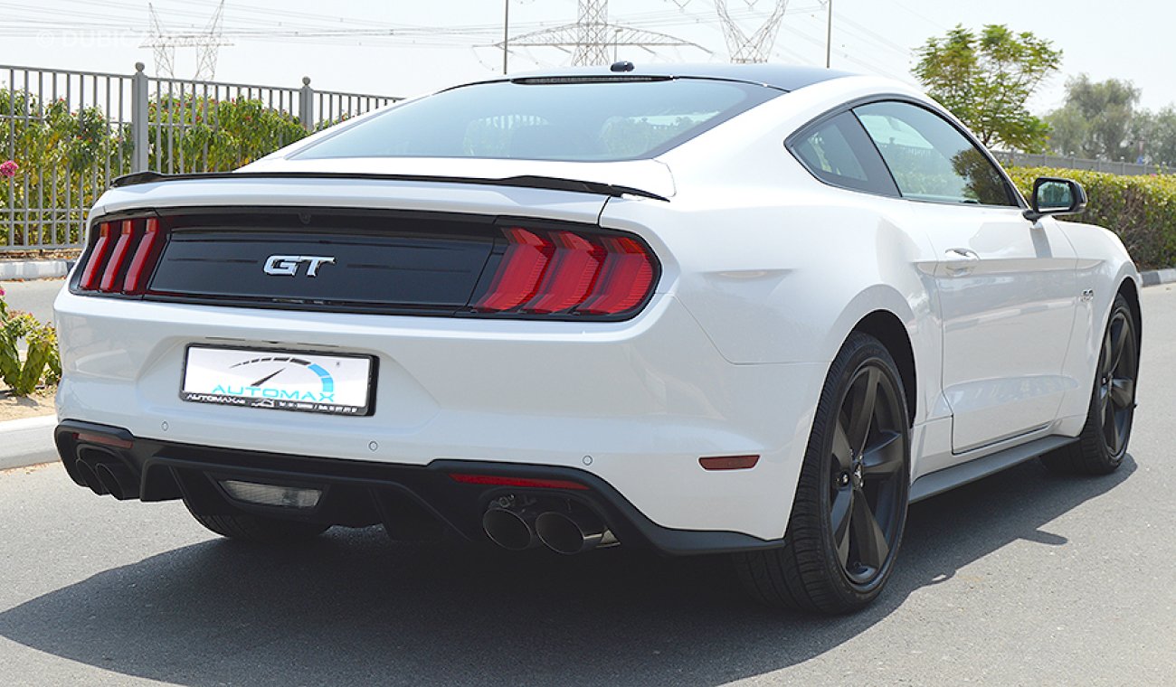 Ford Mustang 2019 GT Premium 5.0 V8 GCC, DIGITAL CLUSTER, 0km w/ 3Yrs or 100K km WTY + 60K km Service @ Al Tayer