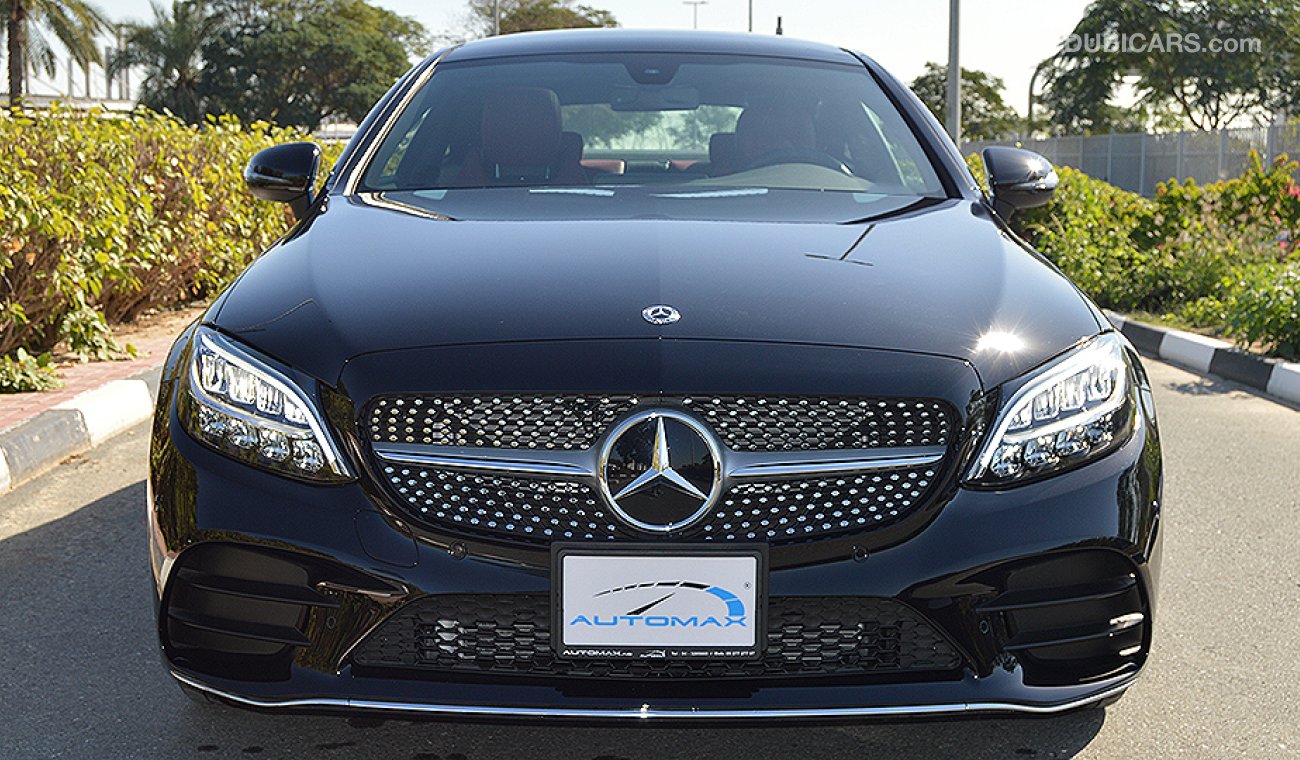 Mercedes-Benz C 300 Coupe AMG 2019, 2.0L Inline-4 Engine, GCC, 0km with 3 Years or 100,000km Warranty