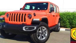 Jeep Wrangler Sahara Sky One Touch Power Roof GCC Specs Under Warranty