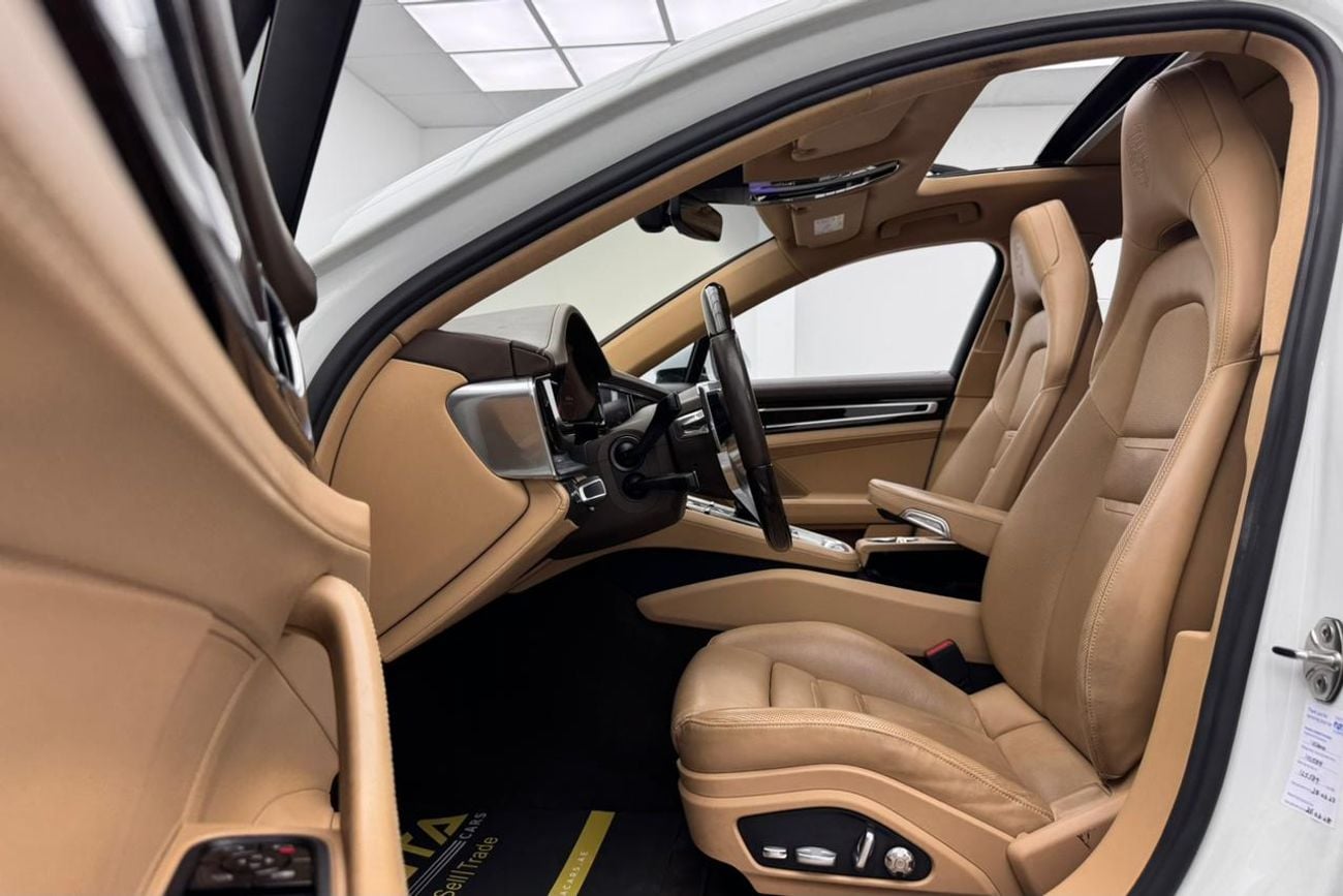 بورش باناميرا 4S 2.9L 2018 Porsche Panamera 4S, Full Porsche Service History, Sport Chrono Package, GCC2018 Porsch