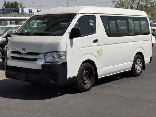 Toyota Hiace 2.7L, Petrol, M/T, AirBag, Power Lock, Power Window, 14 Seats. Front & Rear AC, LOT-728