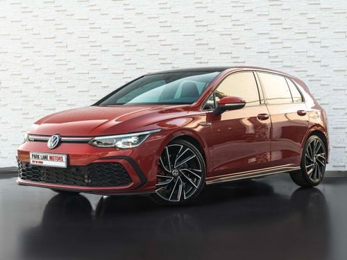 فولكس واجن جولف GTI AED 1,887 PM • GTI P1 MID • ONLY 59,000 KMS • OFFICIAL VOLKSWAGEN SERVICE HISTORY AND WARRANTY